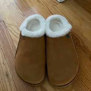 Birkenstock zermatt premium suede leather slipper